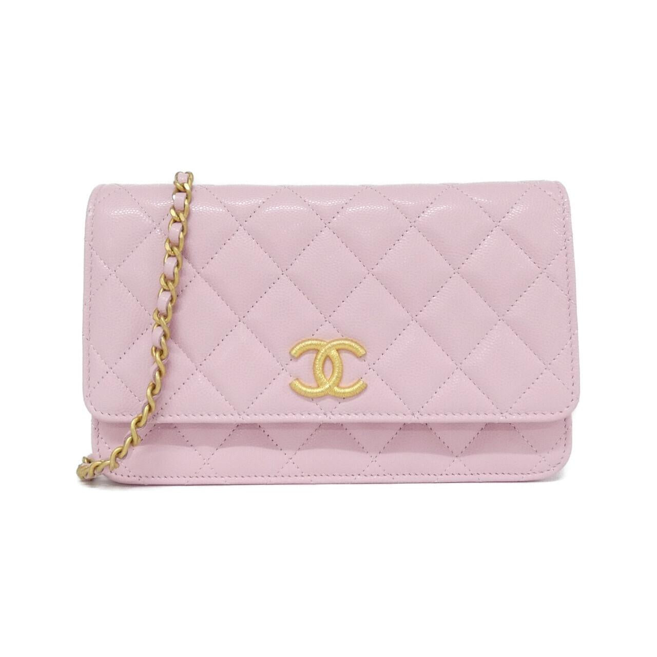 Chanel AP3516 Caviar Skin Wallet on Chain