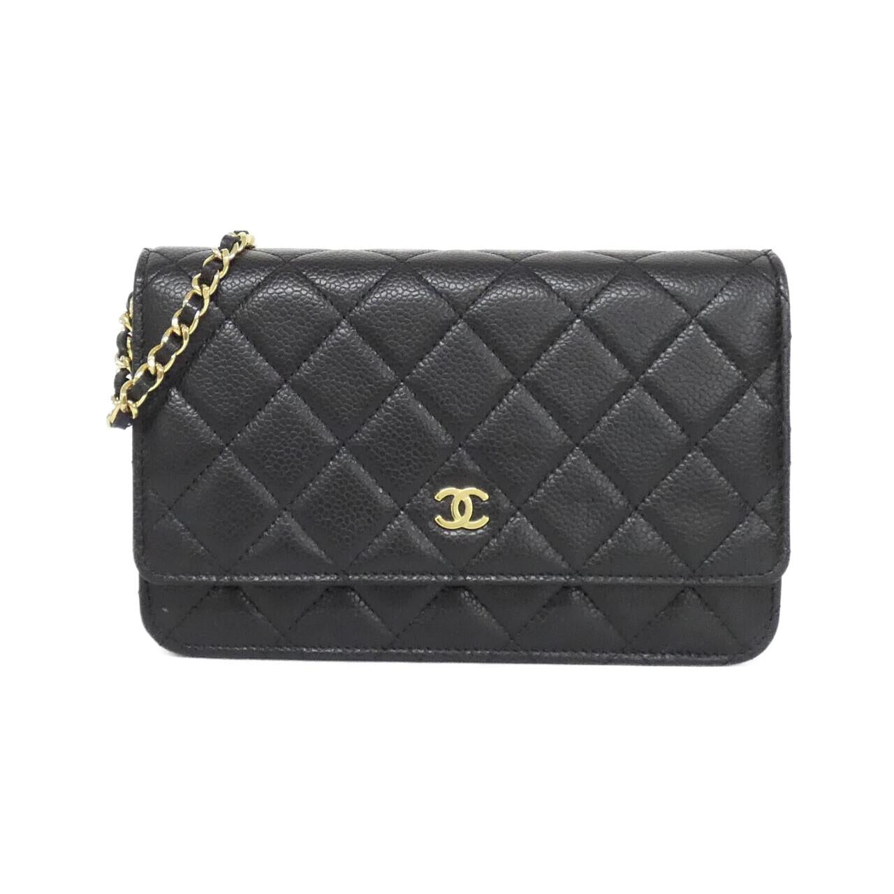 Chanel Timeless Classic Caviar Skin Wallet on Chain