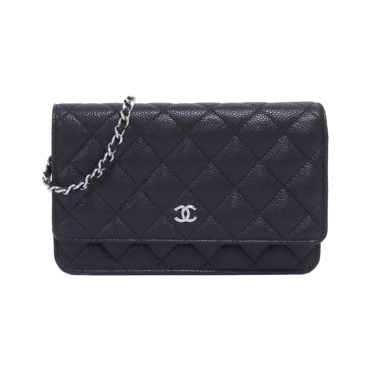 Chanel Timeless Classic Caviar Skin Wallet on Chain