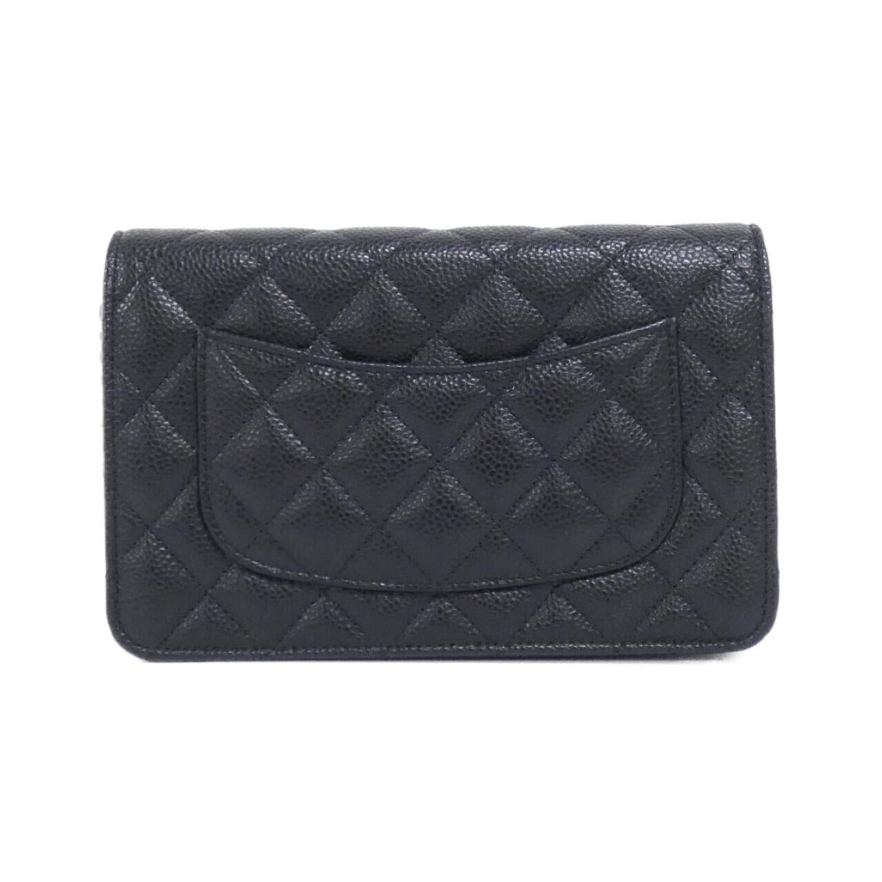 Chanel Timeless Classic Caviar Skin Wallet on Chain