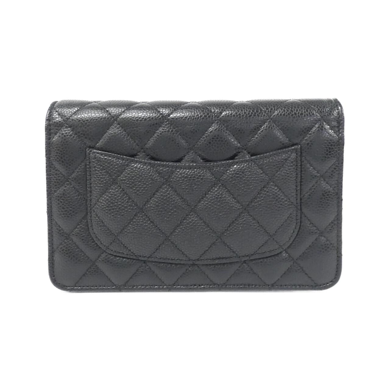 Chanel Timeless Classic Caviar Skin Wallet on Chain