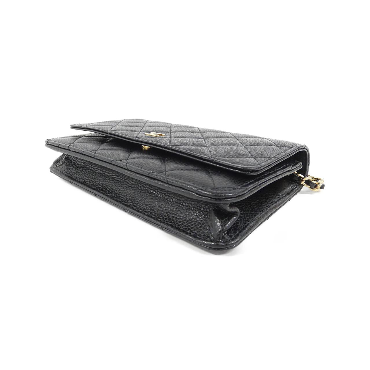 Chanel Timeless Classic Caviar Skin Wallet on Chain