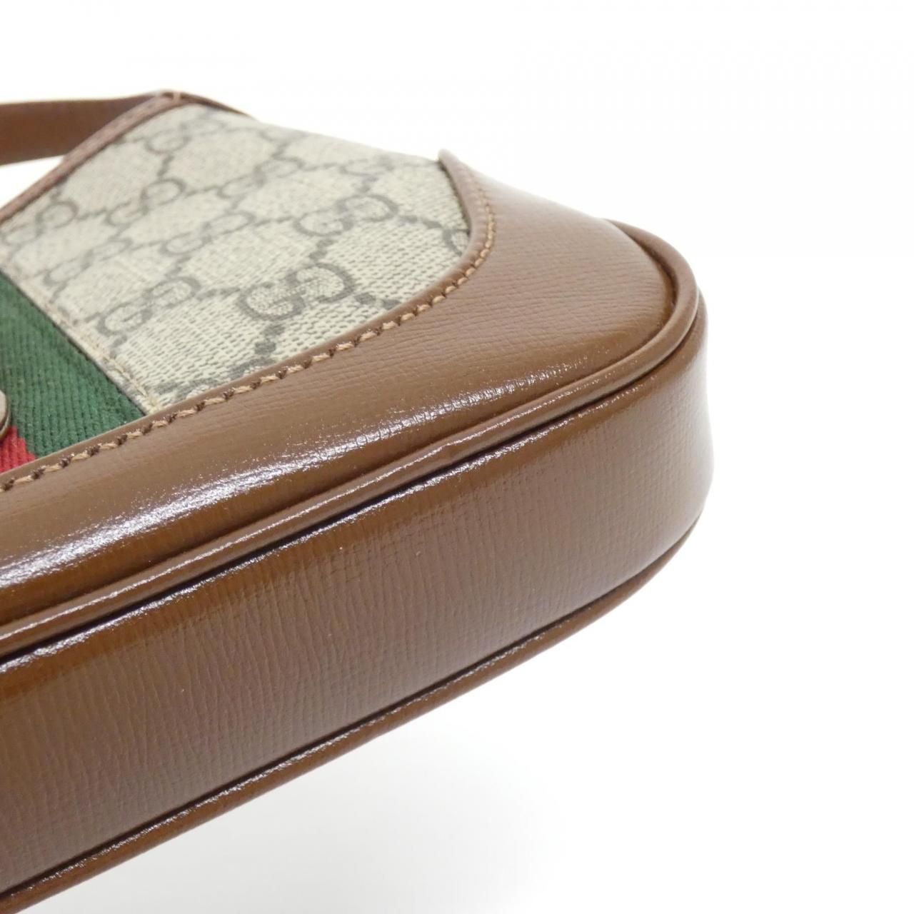 Gucci JACKIE 1961 GG Supreme Canvas Leather Bag