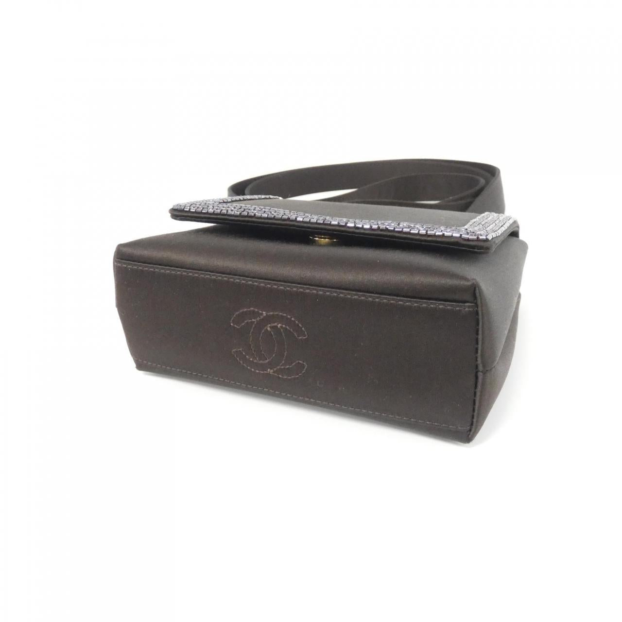 Chanel Satin Beads Shoulder Bag