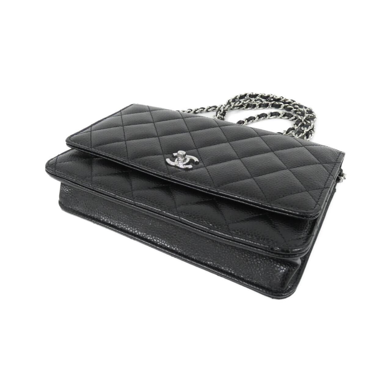 Chanel AP4241 Caviar Skin Wallet on Chain
