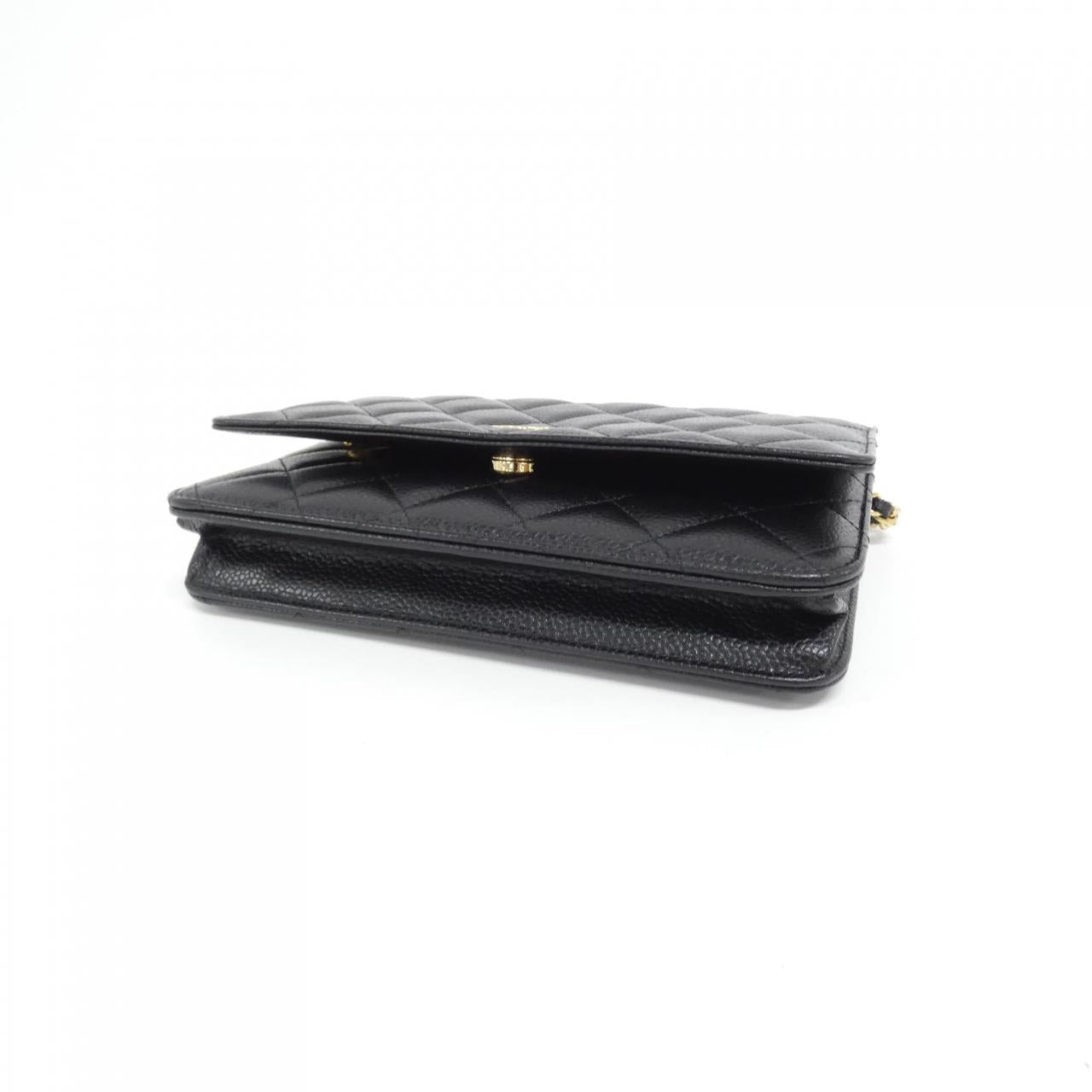 Chanel Timeless Classic Caviar Skin Wallet on Chain