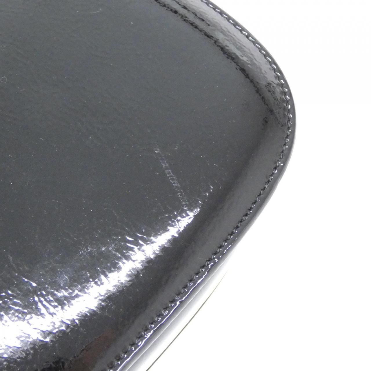 Gucci BAMBOO 1947 Patent Leather Shoulder Bag