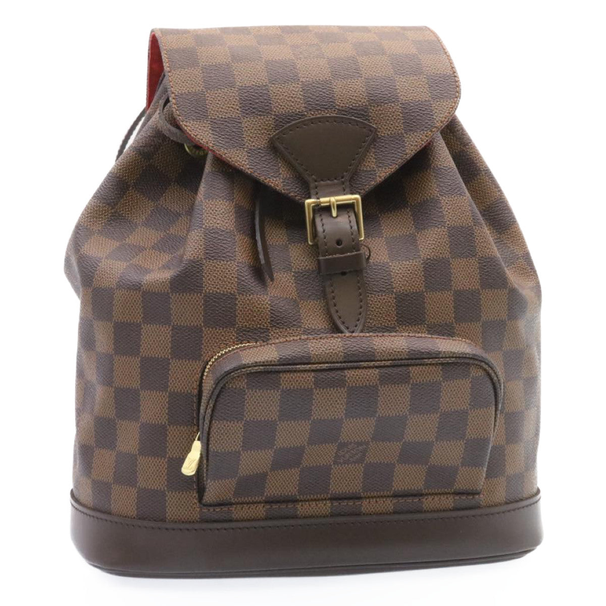 LOUIS VUITTON Damier Ebene Montsouris MM Backpack N51143 LV 26498A
