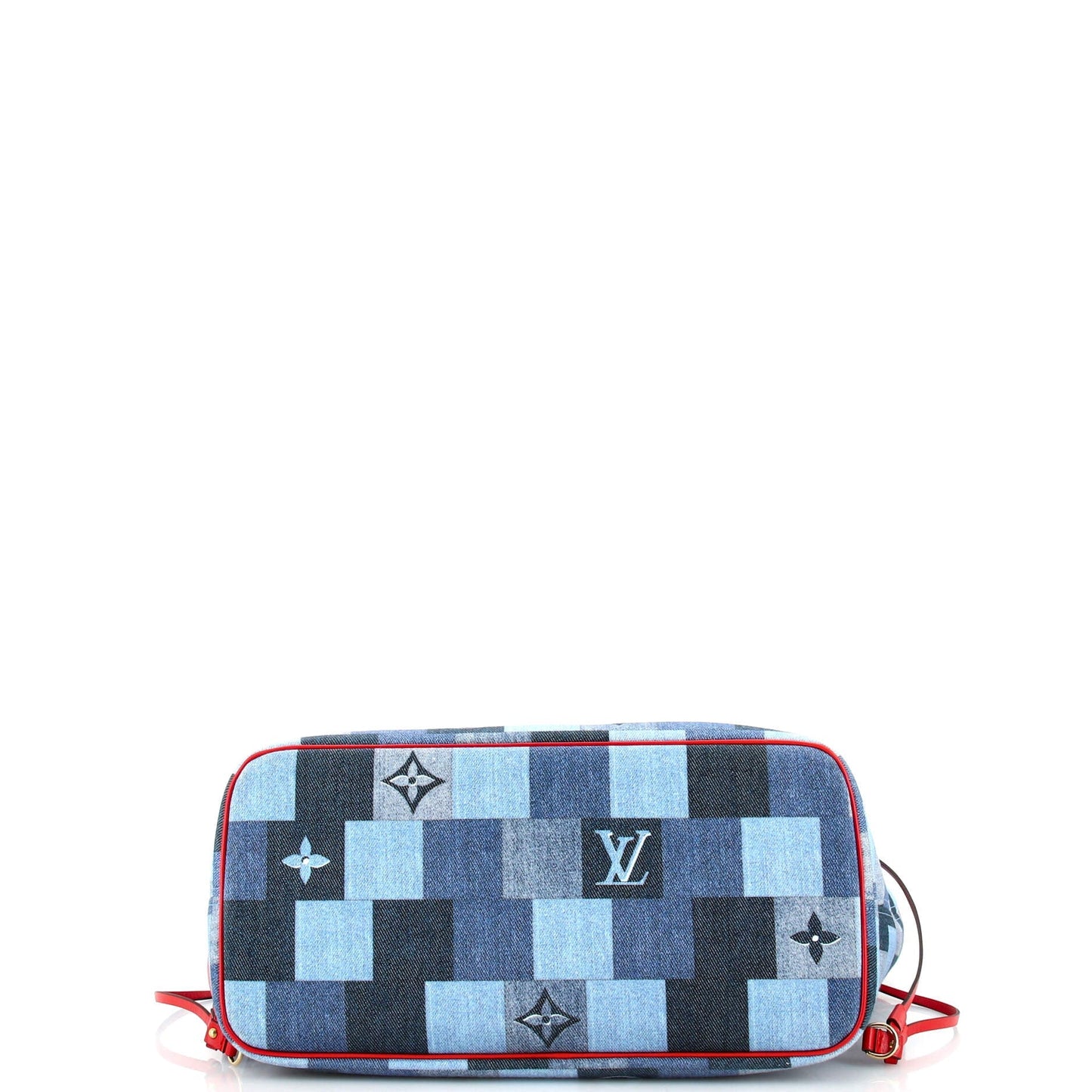 Louis Vuitton Neverfull Tote Damier and Monogram Patchwork Denim MM