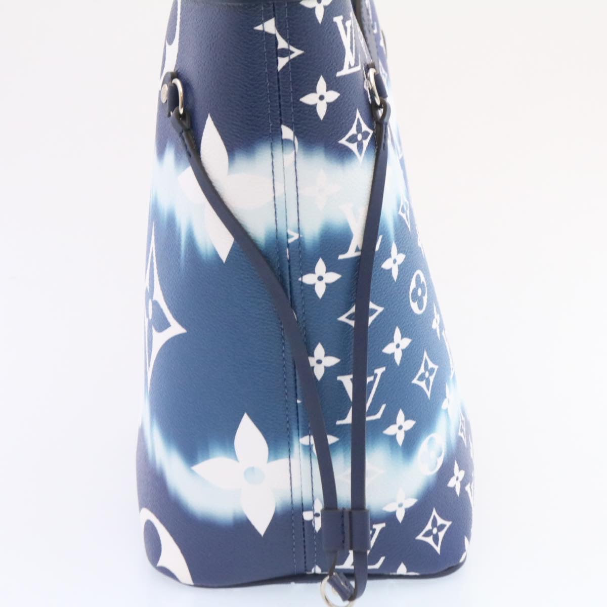 LOUIS VUITTON Monogram Escal Neverfull MM Tote Bag Blue M45128 LV 26573A