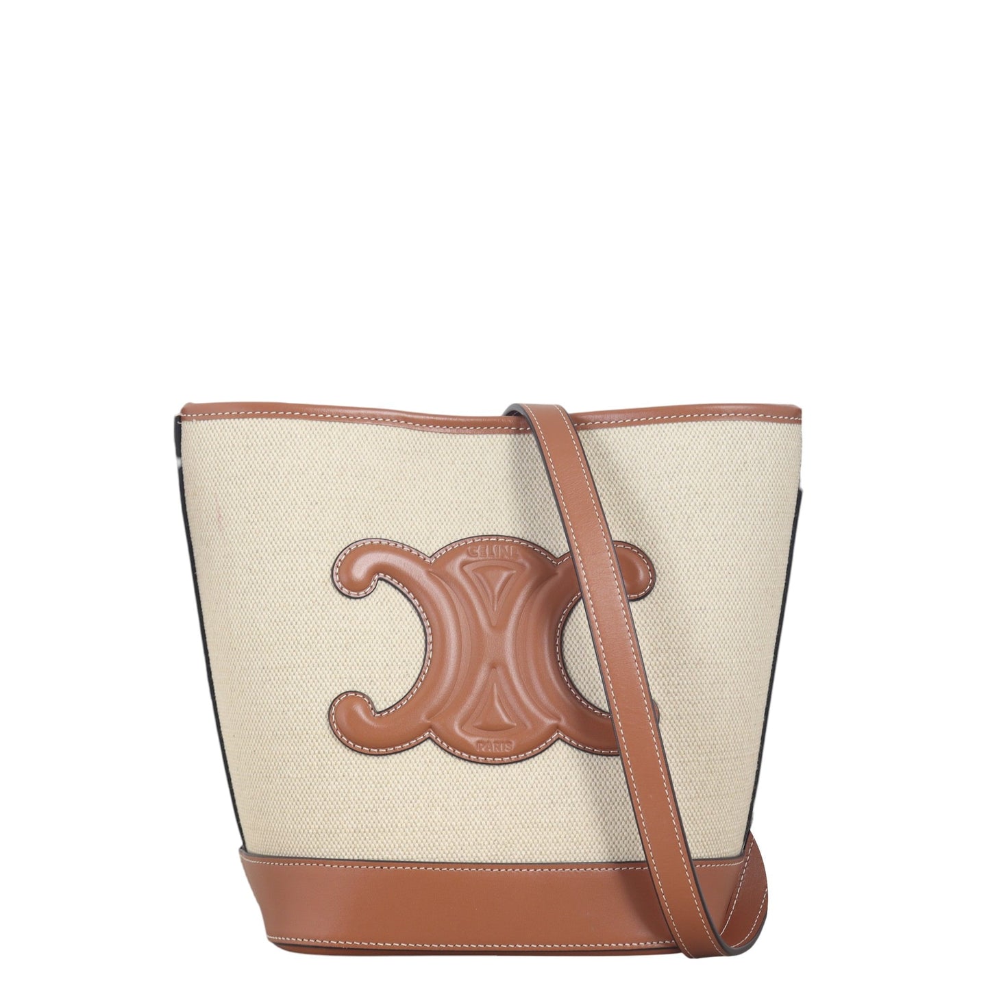 Celine Triomphe Bucket Bag Canvas