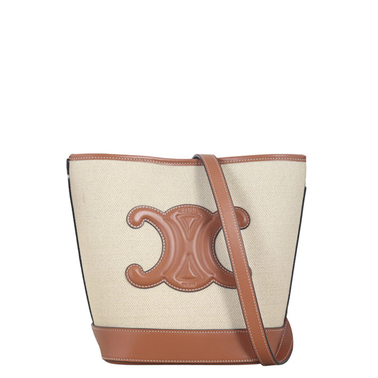 Celine Triomphe Bucket Bag Canvas