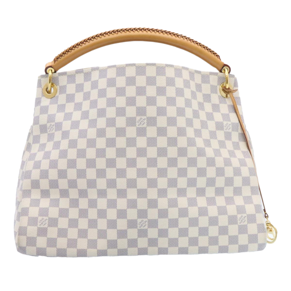 LOUIS VUITTON Damier Azur Artsy MM Shoulder Bag N41174 LV 26788