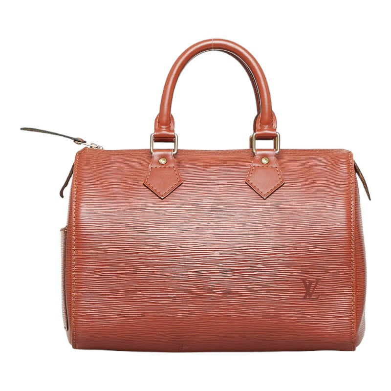 Louis Vuitton Epic Speed 25 Handbag Mini Boston Bag M43013 Kenyan Brown Leather Louis Vuitton