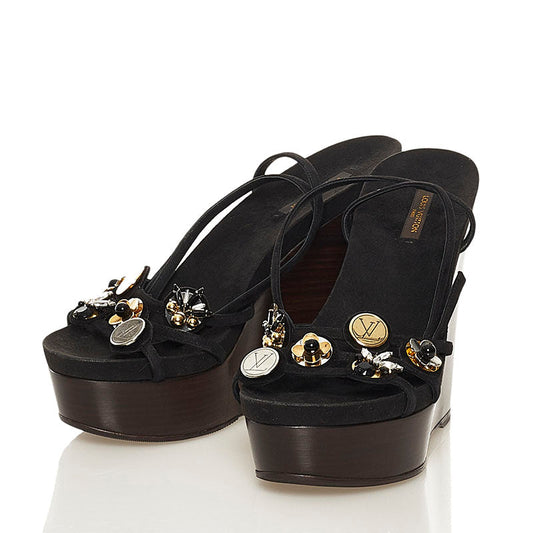 Louis Vuitton Louis Vuitton Pumpkins Swede Black Brown 's Eyes