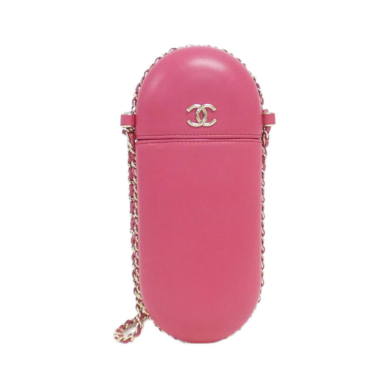Chanel Chain Clutch Lambskin Clutch Bag