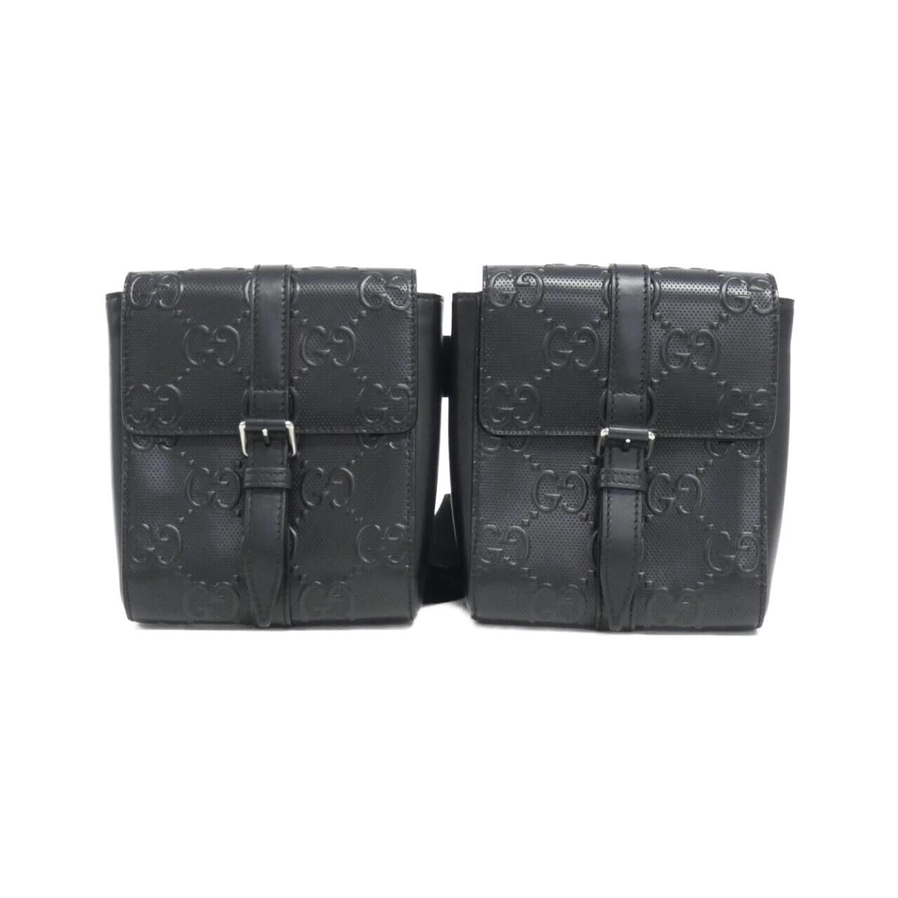 Gucci GG Embossed Leather Waist Bag