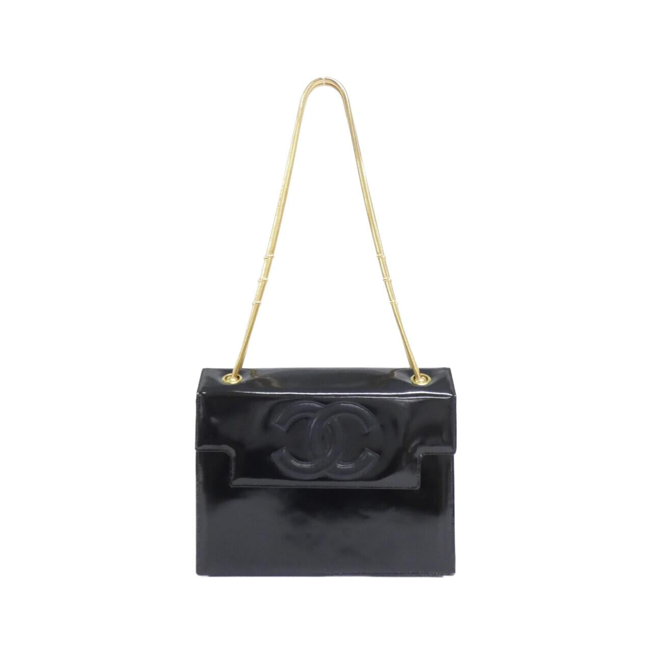 Chanel Enamel Lambskin Shoulder Bag - Rovelle Bags