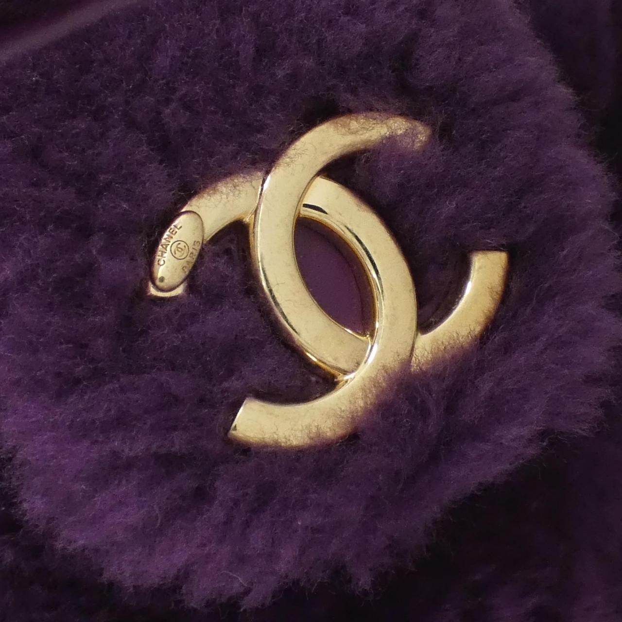 Chanel AS3357 Shearling Lamb Shoulder Bag