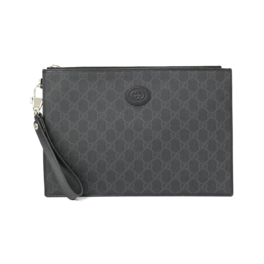 Gucci INTERLOCKING G GG Supreme Canvas Shoulder Bag