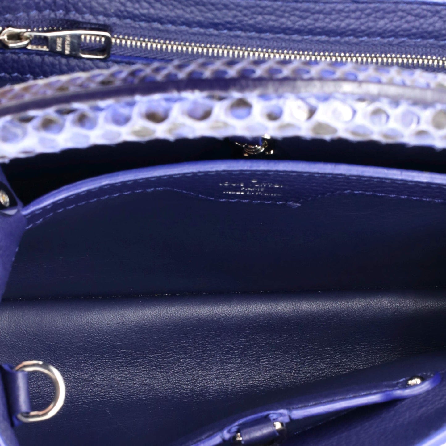 Louis Vuitton Capucines Bag Leather with Python BB