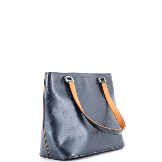 Louis Vuitton Mat Stockton Handbag Monogram Vernis