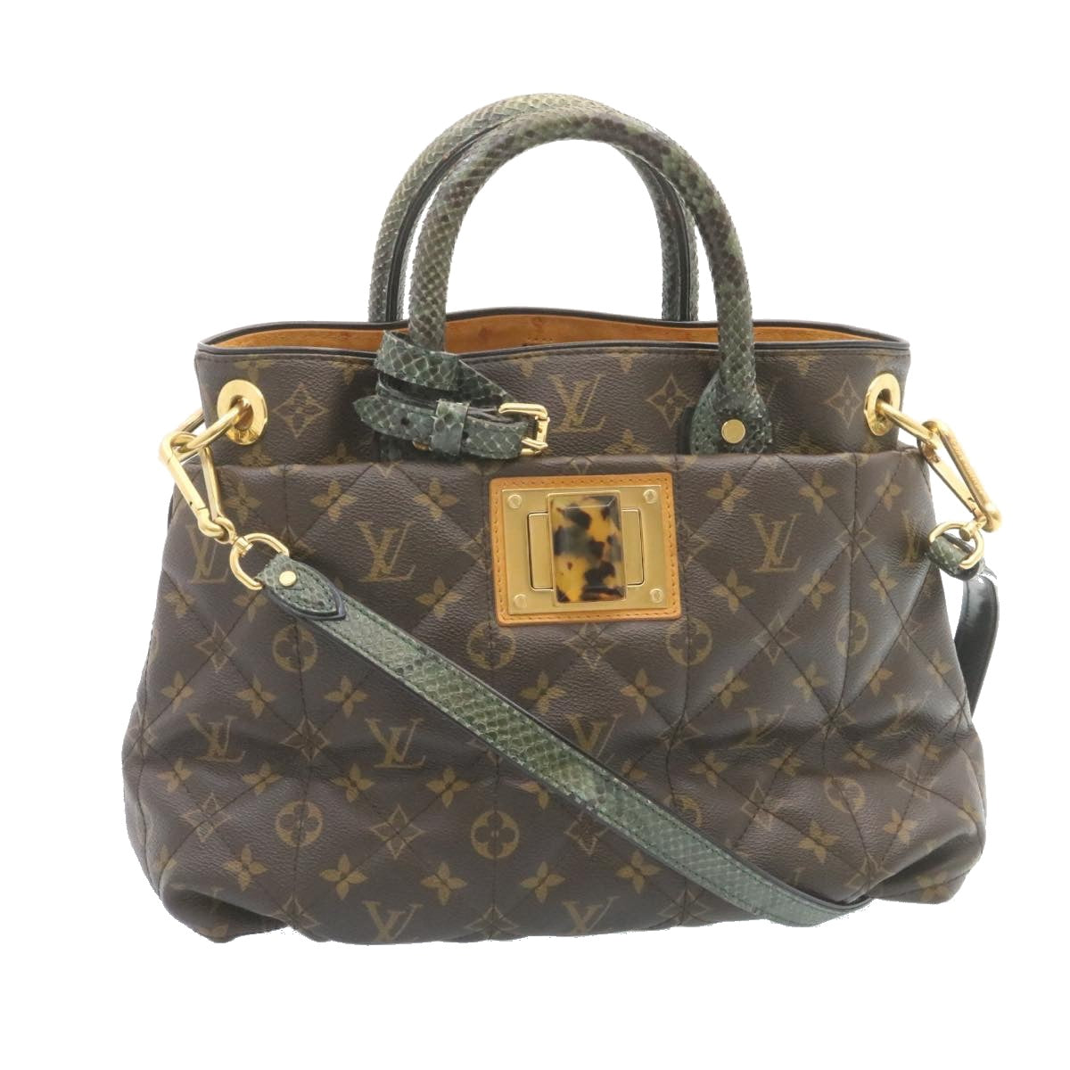 LOUIS VUITTON Monogram Etoile Exotic GM Hand Bag M40402 LV 27690A