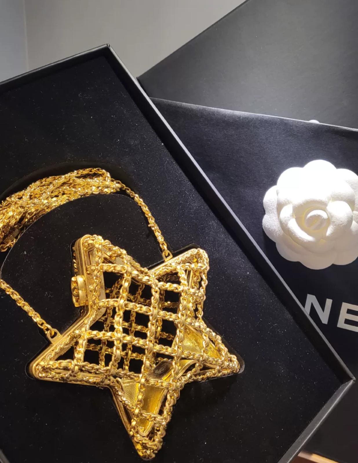 Chanel Luxury Leather Gold Handbag Style 6