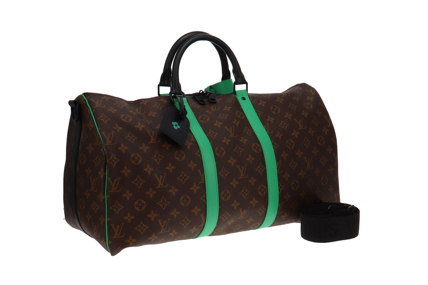 Louis Vuitton Keepall 50 Ltd Edition Tela & Macassar Bandouliere (Rare & Discontinued)