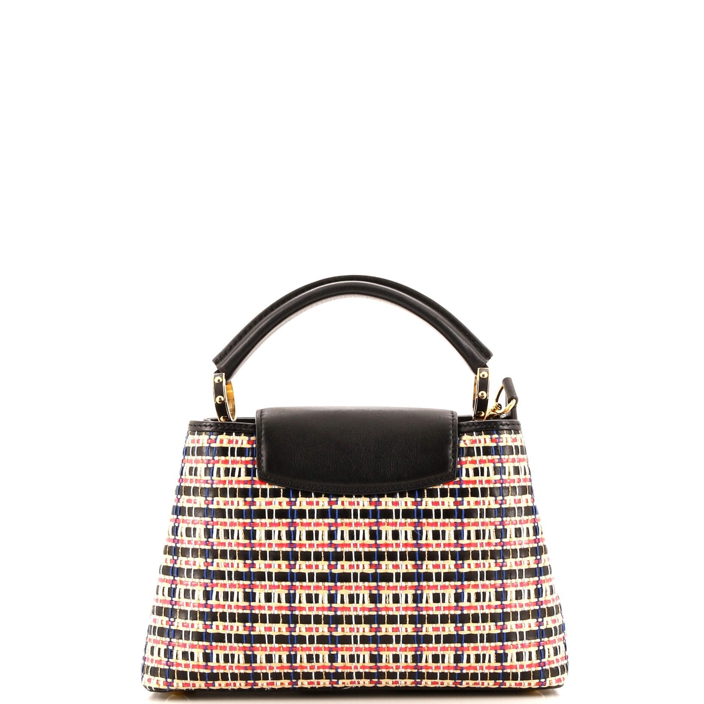 Louis Vuitton Capucines Bag Woven Raffia and Leather BB
