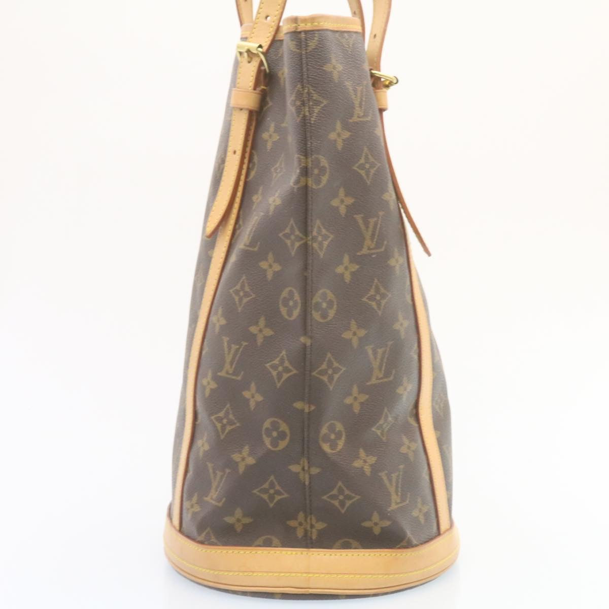 LOUIS VUITTON Monogram Bucket GM Shoulder Bag M42236 LV Auth 28423