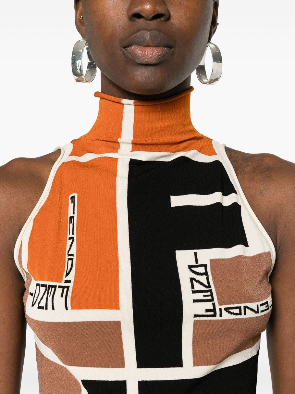 Fendi Women Slim-Fit Lycra Top