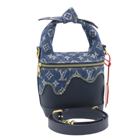 LOUIS VUITTON MonogramDenim drip Japanese cruiser ShoulderBag M45970 Auth 28766A
