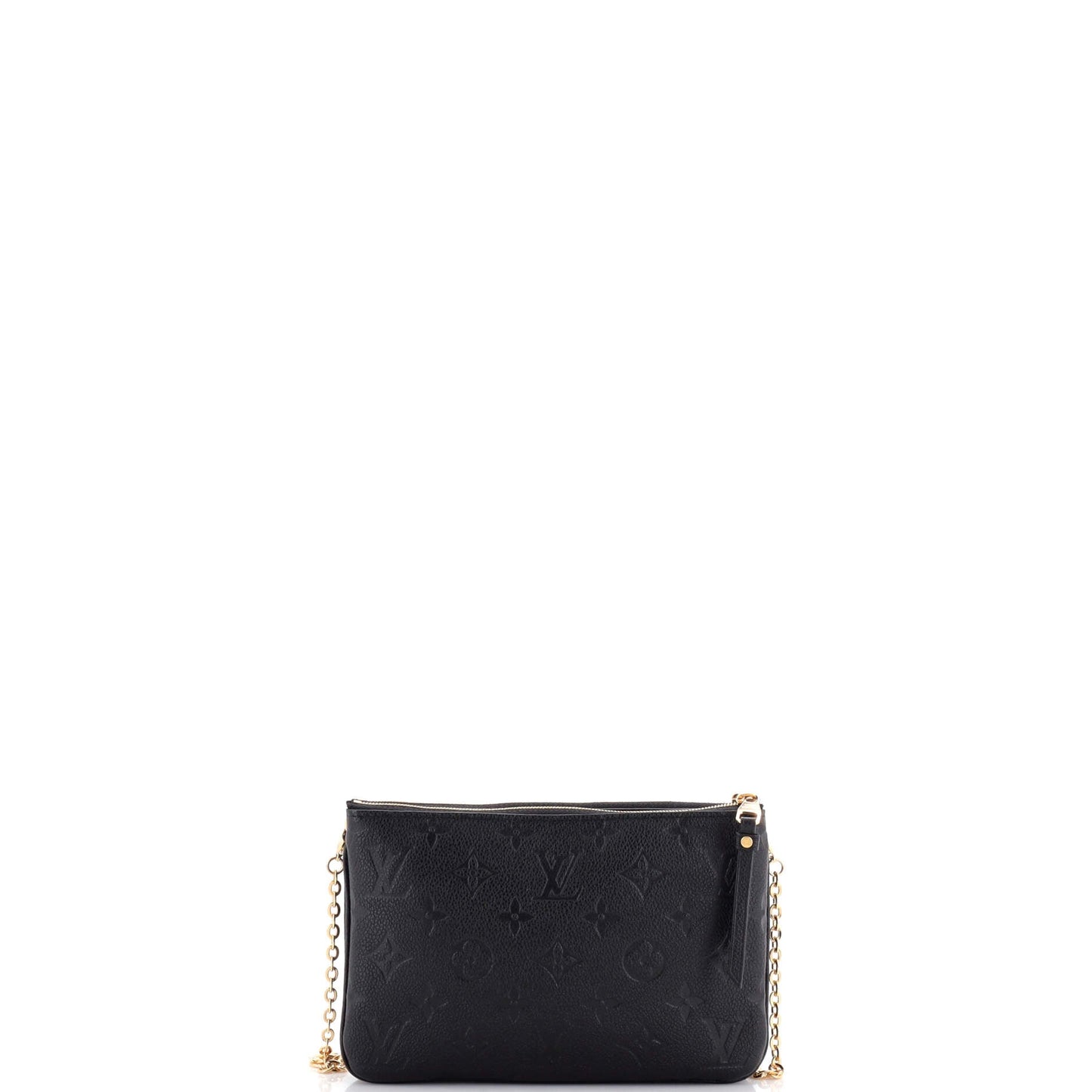 Louis Vuitton Double Zip Pochette Monogram Empreinte Leather