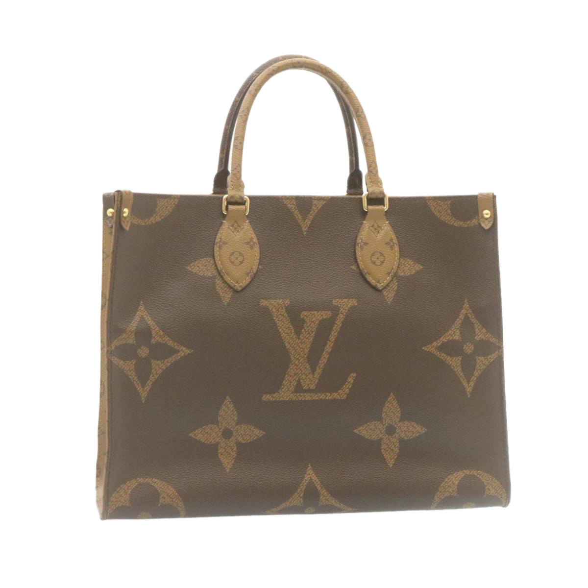 LOUIS VUITTON Monogram Reverse Giant On The Go MM Tote Bag M45321 LV 29088A