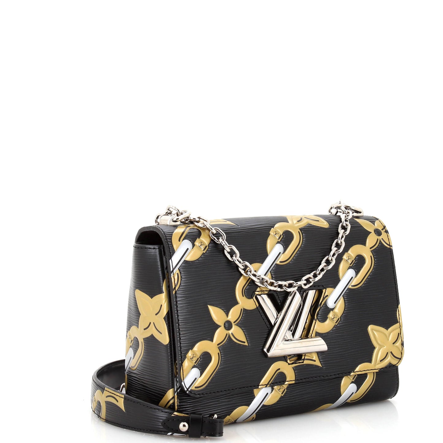 Louis Vuitton Twist Handbag Limited Edition Print Epi Leather MM