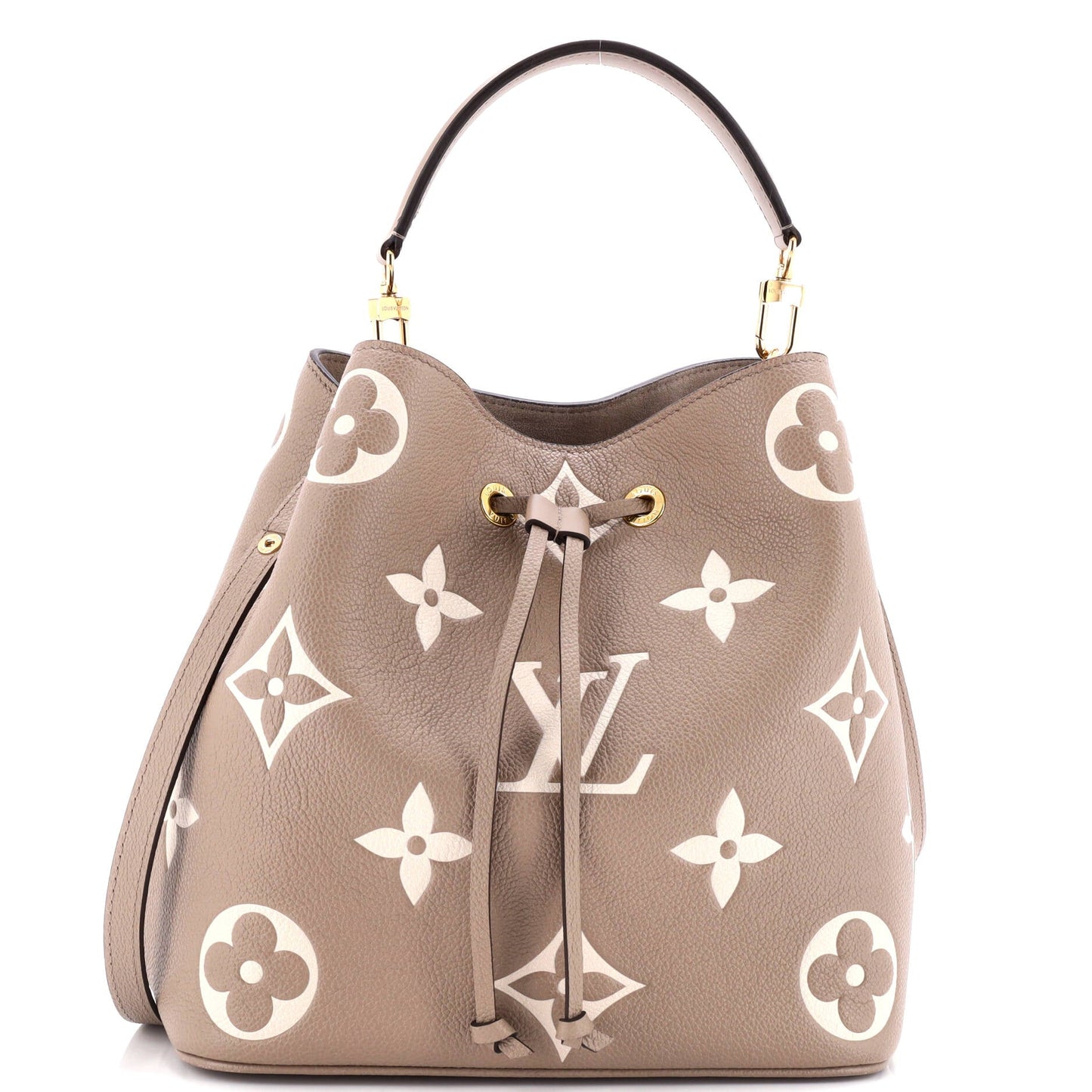 Louis Vuitton NeoNoe Handbag Bicolor Monogram Empreinte Giant MM