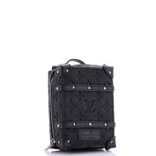 Louis Vuitton Soft Trunk Backpack Bag Charm and Key Holder Monogram Taurillon Leather