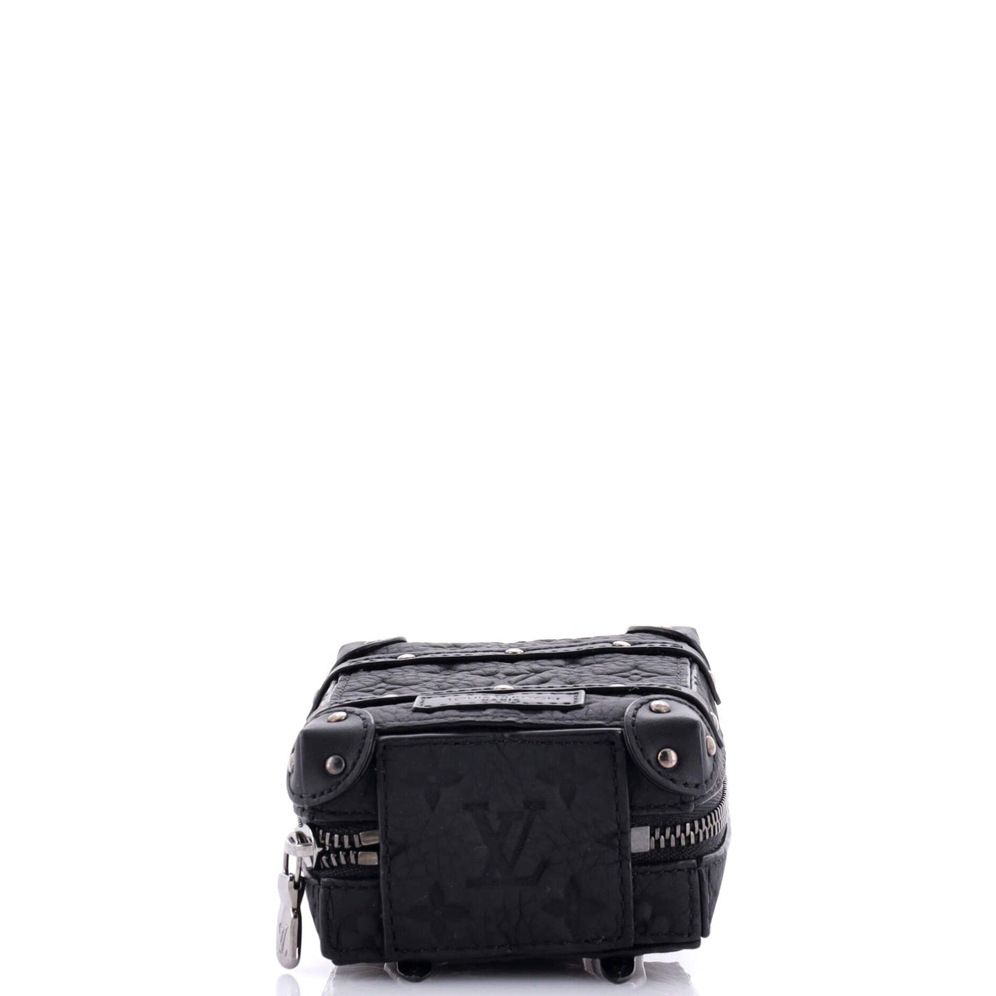 Louis Vuitton Soft Trunk Backpack Bag Charm and Key Holder Monogram Taurillon Leather