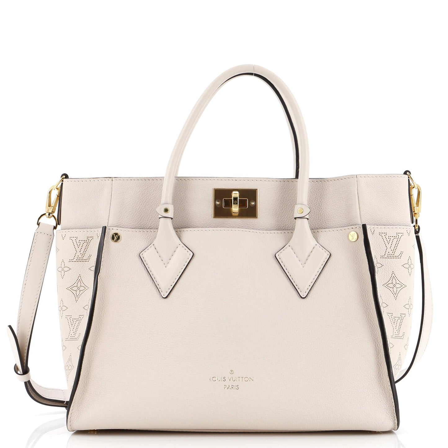 Louis Vuitton On My Side Tote Mahina Leather MM