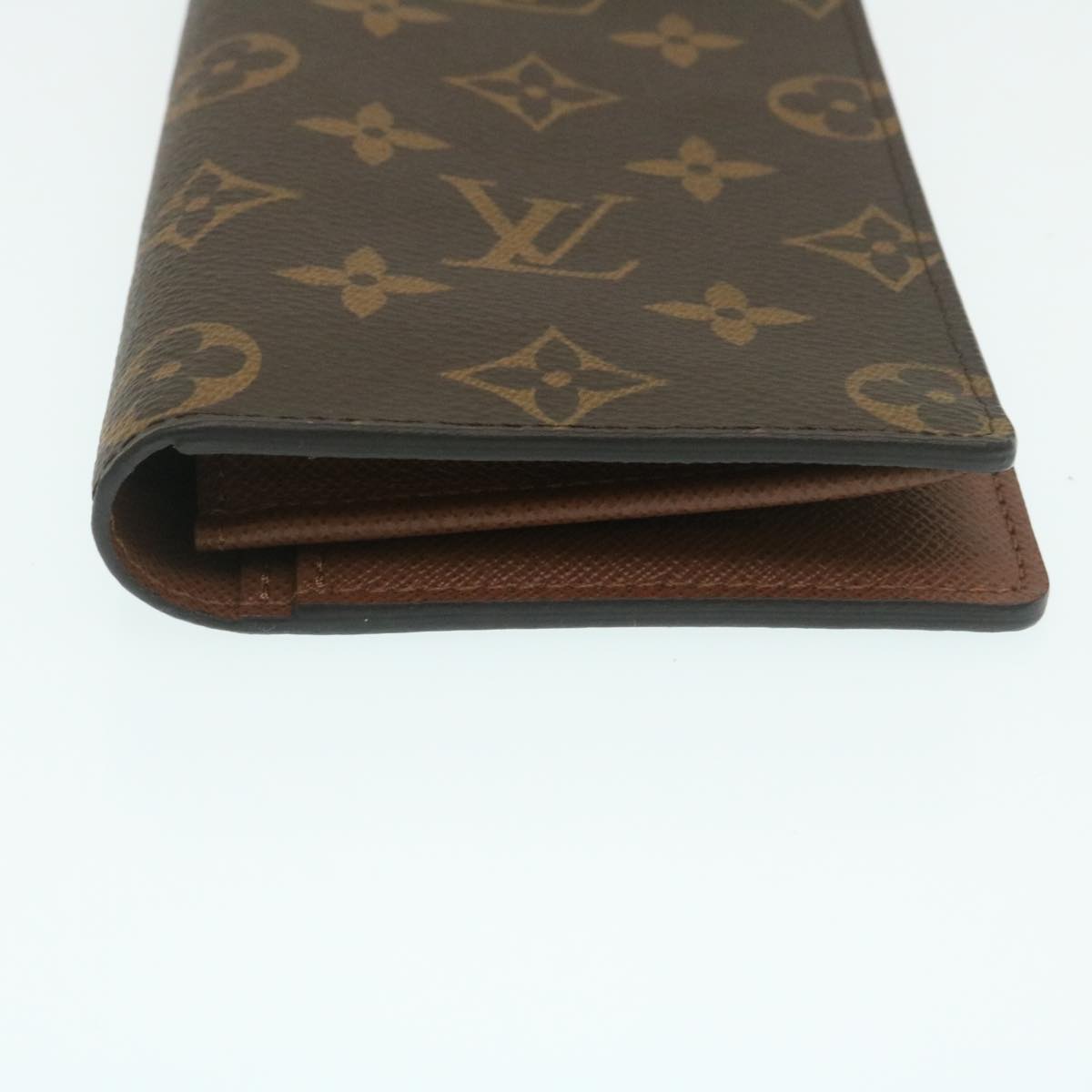 LOUIS VUITTON Monogram Portefeuille Brazza Long Wallet M66540 LV 29436
