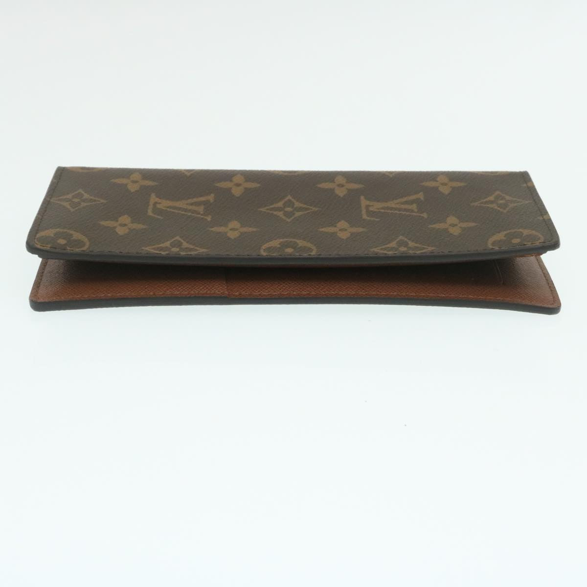 LOUIS VUITTON Monogram Portefeuille Brazza Long Wallet M66540 LV 29436