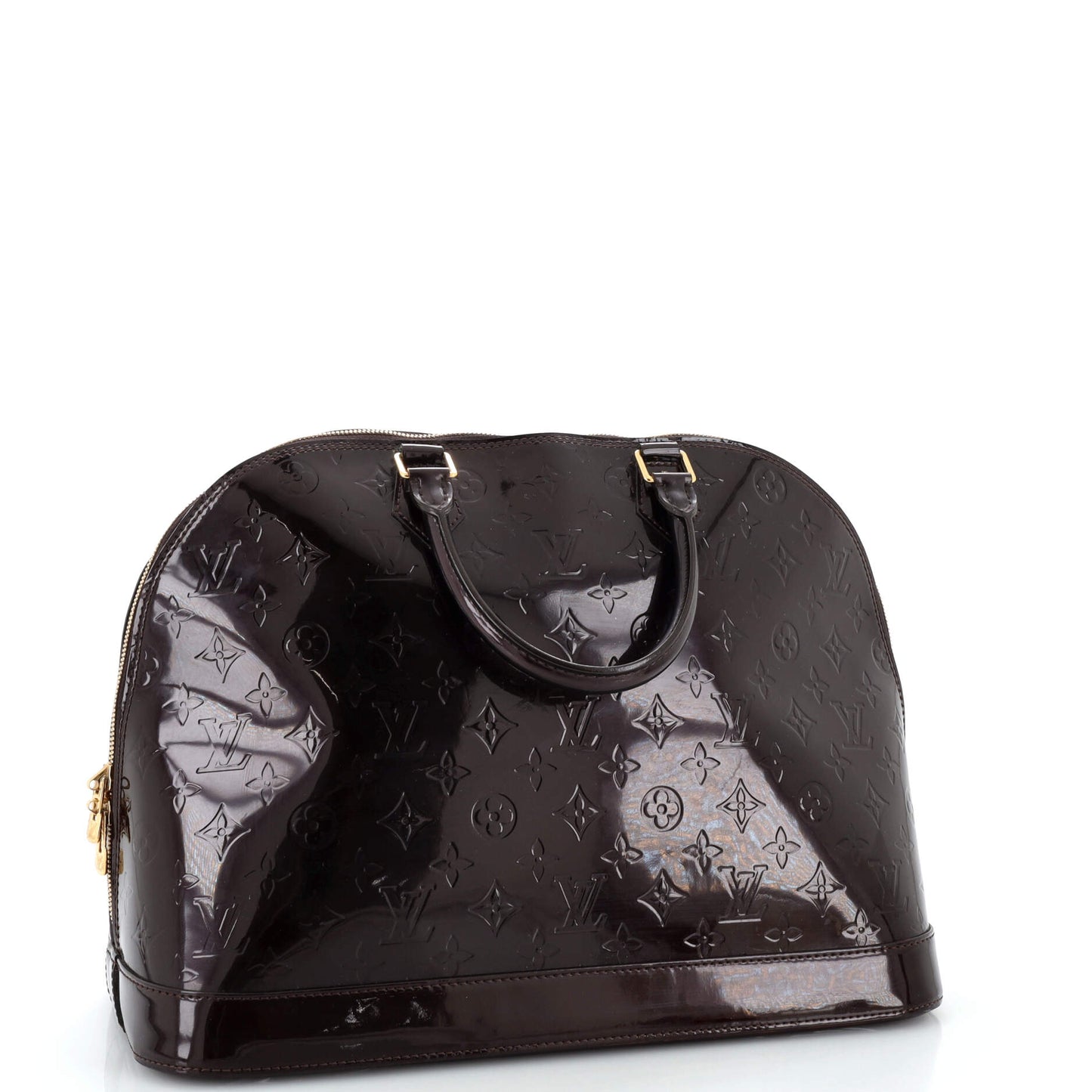 Louis Vuitton Alma Handbag Monogram Vernis GM
