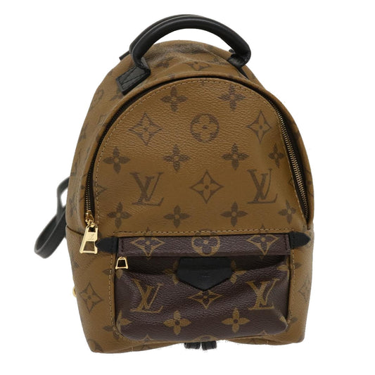 LOUIS VUITTON Monogram Reverse Palm Springs Mini Backpack M42411 LV 29556A