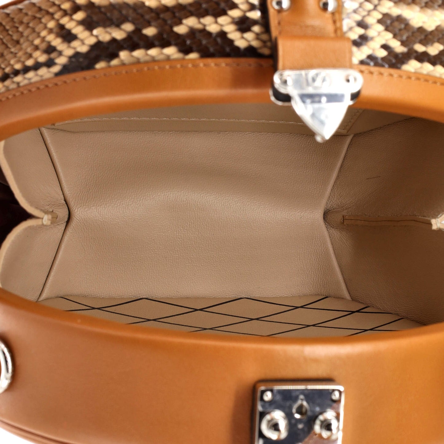 Louis Vuitton Petite Boite Chapeau Bag Leather and Python