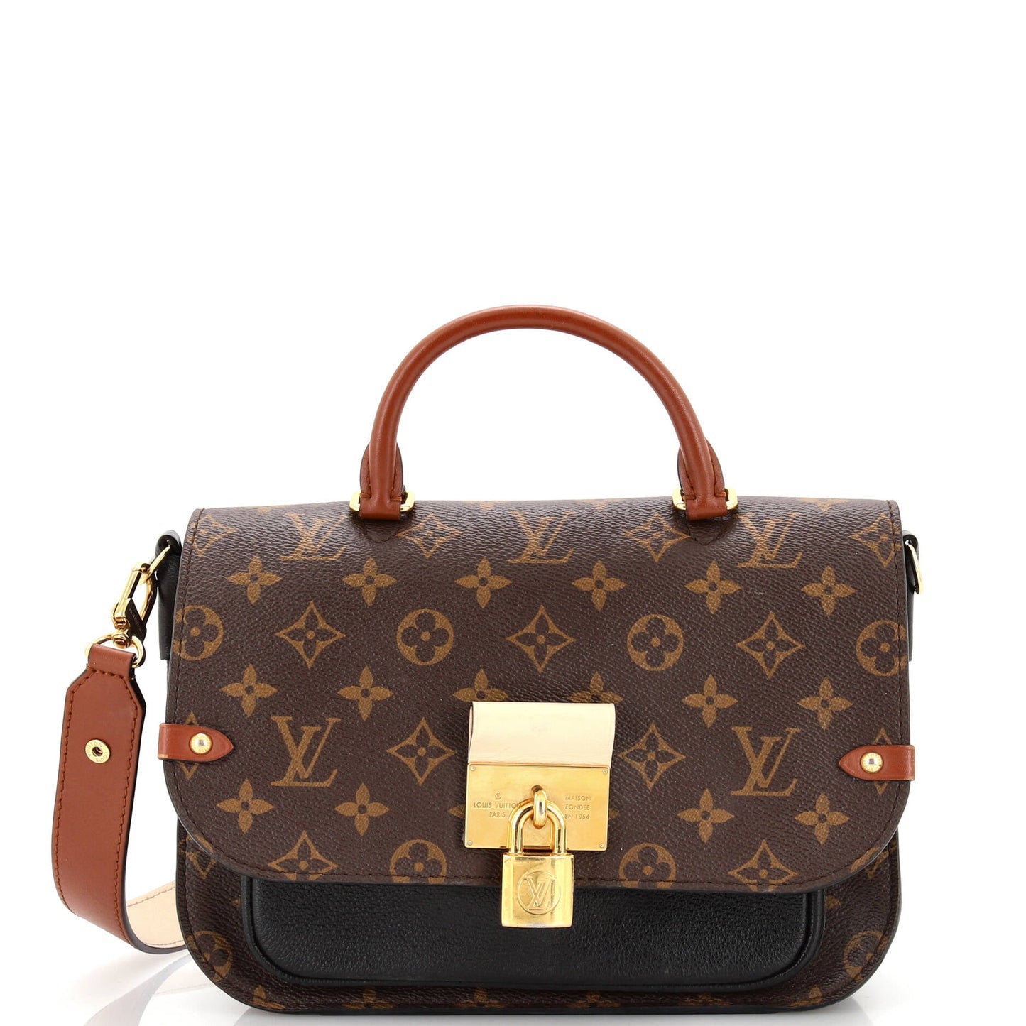 Louis Vuitton Vaugirard Handbag Monogram Canvas with Leather