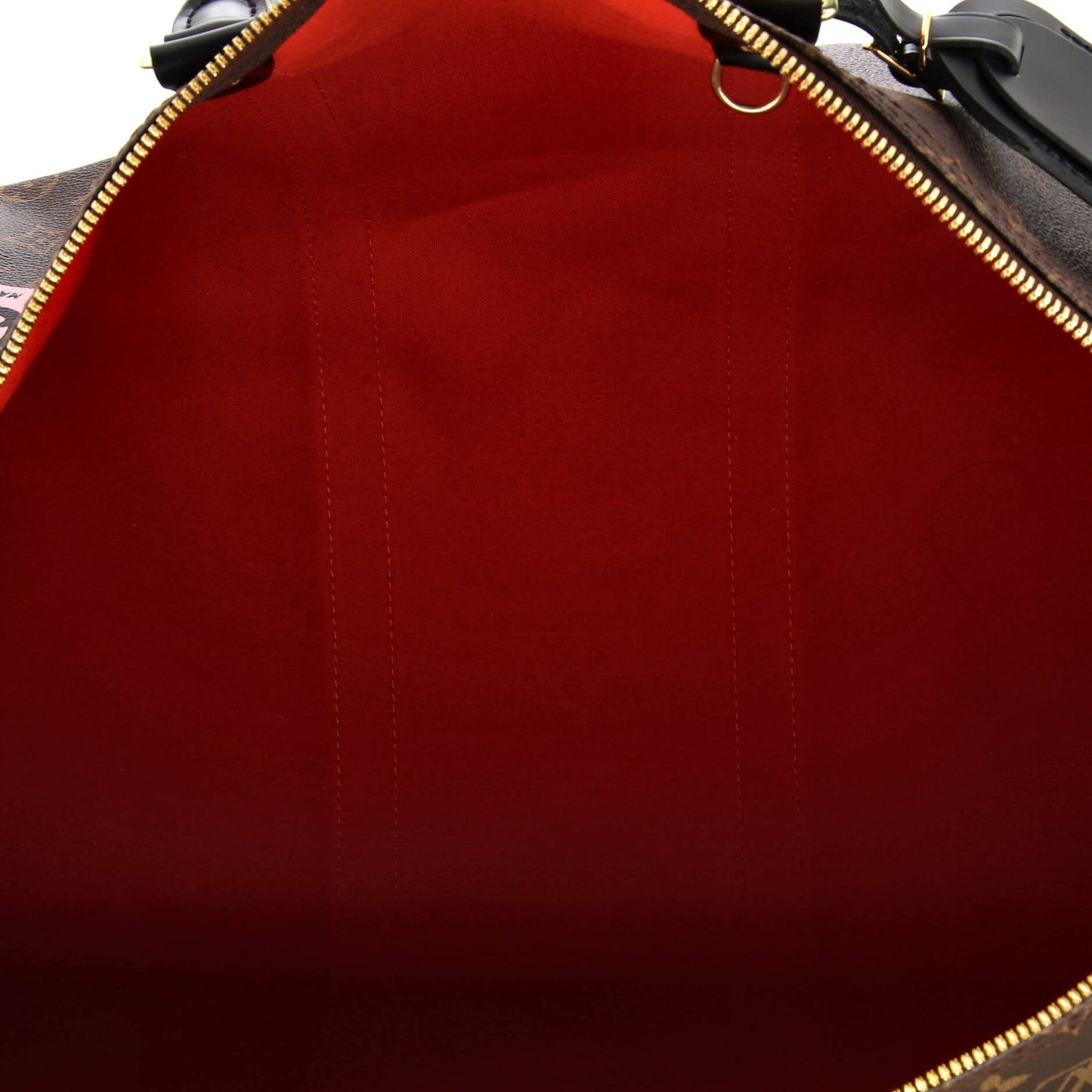 Louis Vuitton Keepall Bandouliere Bag Limited Edition World Tour Monogram Canvas 50