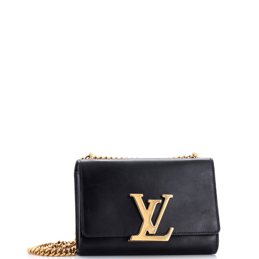 Louis Vuitton Chain Louise Clutch Leather MM