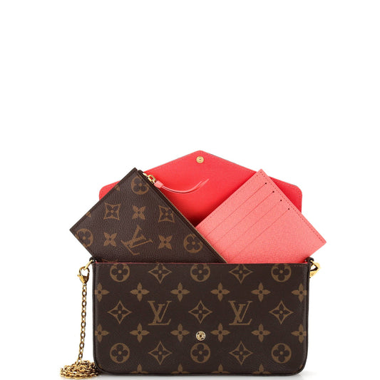 Louis Vuitton Felicie Pochette Limited Edition Lovely Birds Monogram Canvas