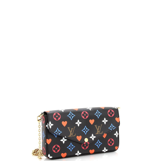 Louis Vuitton Felicie Pochette Limited Edition Game On Multicolor Monogram